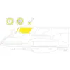 Image de Accessoire Eduard Hs 129B TFace pour HOBBY 2000/HASEGAWA 1/48 EduaEX828 - Masques de verrières maquettes avions