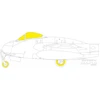 Image de Accessoire Eduard Vampire F.3 pour AIRFIX 1/48 EduaEX834 - Masques de verrières maquettes avions