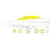 Image de Accessoire Eduard F/A-18F TFace pour MENG 1/48 EduaEX841 - Masques de verrières maquettes avions
