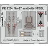 Image de Eduard Ceintures de sécurité Su-27 STEEL pour GREAT WALL HOBBY 1/48 EduaFE1250 - Pièces photodécoupées - usage général