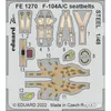 Image de Eduard F-104A/C ceintures de sécurité ACIER 1/48 1/48 EduaFE1270 - Pièces photodécoupées - usage général