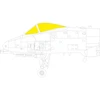 Image de Accessoire Eduard Fairchild A-10C Thunderbolt II TFace (masques de verrière intérieur et extérieur) 1/48 (conçu pour être utilisé avec les kits Ho Edu