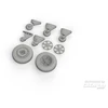 Image de Accessoire FM-2 wheels 1/48 EDUARD 1/48 Edua648887 - Kit de superdétail pour avions