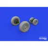 Image de Accessoire Eduard F/A-18E/F wheels 1/48 HASEGAWA 1/48 Edua648932 - Kit de superdétail pour avions