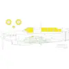 Image de Accessoire Eduard Fulmar Mk.I TFace 1/48 1/48 EduaEX999 - Masques de verrières maquettes avions