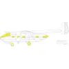 Image de Accessoire Eduard Go 244B TFace 1/48 ICM 1/48 EduaEX1007 - Masques de verrières maquettes avions