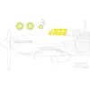 Image de Accessoire Eduard Hurricane Mk.IIb TFace 1/48 ARMA HOBBY 1/48 EduaEX1015 - Masques de verrières maquettes avions