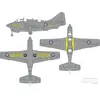 Image de Accessoire Eduard Gannet AS.1/AS.4 national & a/c marking 1/48 AIRFIX 1/48 EduaEX1018 - Masques de verrières maquettes avions