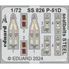Image de Eduard P-51D seatbelts STEEL 1/72EduaSS826 - Pièces photodécoupées - usage général