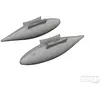 Image de Accessoire Eduard P-51D 165gal fuel tanks PRINT 1/72Edua672376 - Kit de superdétail pour avions