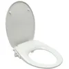 Image de Swiss Aqua Technologies - Abattant Wc Japonais Siège De Toilette Softclose Sans Électricité Avec Bidet Intégré, Blanc Satbeasy2233