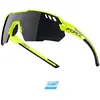 Image de Lunettes de soleil FORCE AMOLEDO jaunes, verres noirs miroirs