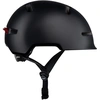 Image de Casque avec feu arrière FORCE METROPOLIS noir mat %%%