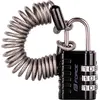 Image de Force Small 2 Spiral code lock longueur 120 cm diamètre 3 mm noir 49109