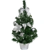 Image de Arbre décoré argenté 50 cm