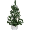 Image de Arbre décoré argenté 25 cm