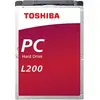 Image de Toshiba L200 Laptop PC - Disque dur - 1 To - interne - 2.5" (6.4 cm) - SATA 6Gb/s - 5400 tours/minute - mémoire tampon : 128 Mo
