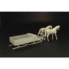 Image de HS-3 Schlitten 500Kg (2 chevaux et chariot de luge) 1/35 HLM35004 - Hauler Accessoires de diorama