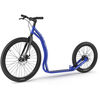 Image de Yedoo Trexx Disc Alloy Scooter Trottinette / Dogscooter - pour adultes et adolescents, jusqu'à 150 kg, avec pneus gonflables 26/20, freins à disque et guidon réglable bleu