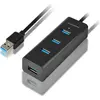 Image de AXAGON Axagon HUE-S2BL hub d'interface USB 3.2 Gen 1 (3.1 Gen 1) Type-A 5000 Mbit/s Noir