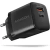 Image de AXAGON Chargeur Axagon ACU-PQ30 QC3.0, 4.0/AFC/FCP/PPS/Apple+ PD USB-C, 30W - noir - Chargeur compact - 1x USB-C et 1x USB-A Mobile phone, Smartphone, Smartwatch, Tablet, Universal Black AC Fast charging Indoor