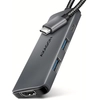 Image de AXAGON Axagon HMC-5H8K Hub USB 5Gbps 2x USB-A USB-C HDMI 8k/30Hz PD 100W kabel USB-C câblé USB 3.2 Gen 1 (3.1 Gen 1) Type-C Gris