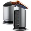 Image de Axagon HMC-WL9, câble USB 3.2 Gen 2 (3.1 Gen 2) Type-C, 100 W, 1.4/2.3, 10, 100, 1 000 Mbit/s, gris