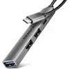 Image de Hub USB-C 3.2 Axagon HUE-STC - 4 ports (Gris) #DEFAULT