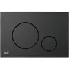 Image de Alcaplast - Alca Plaque De Déclenchement Double Touche, Noir Mat (m678)