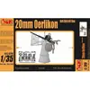 Image de Maquette Oerlikon 20mm AA Gun WWII 1/35 - CMK Maquette militaire - 129-RA045