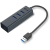 Image de I-TEC i-tec Metal USB 3.0 HUB 3 Port + Gigabit Ethernet Adapter
