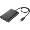 Image de Adaptateur USB-C I-Tec Dual 4K vers 2x DisplayPort (Noir) #DEFAULT