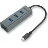 Image de Hub USB-C I-Tec Charging Metal Pro - 4 ports USB 3.0 (Gris) #DEFAULT