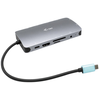 Image de I-TEC USB-C Metal Nano Dock 1xHDMI 1xVGA 1xlecteur de carte SD 1xlecteur de carte microSD 1xGLAN 1xAudio/Mic 3xUSB 3.1xUSB-C Data 1xUSB-C PD (C31NANODOCKVGAPD)