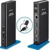 Image de i-tec USB 3.0/USB-C Dual HDMI Docking Station - Avec fil - USB 3.2 Gen 1 (3.1 Gen 1) Type-A - 3,5 mm - 10,100,1000 Mbit/s - noir - AC (U3DUALHDMIDOCK)