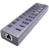 Image de i-tec USB-A/USB-C Charging HUB 9port with LAN + Power Adapter 60 W - Neuf