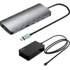 Image de i-tec USB-C Metal NanoDock 2xHDMI 1xUSB-C Video 1xGLAN 1xAudio/Mic 1xSD/microSD 1xUSB 3.2 (C31NANOTRIPLED140)