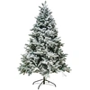 Image de Sapin de Noël artificiel blanc, 180 cm, épicéa Flocage avec aiguilles 2D et 3D