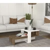 Image de Skye Decor, Chain- Chain WAT, blanc,,couleur noyer, tables basses, 16,3x80x43,6 cm, 100% panneau de particules mélaminé