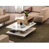 Image de Skye Decor, Venüs - Blanc, Noyer, Tables basses, Blanc, 84,8 x 43,6 x 60 cm