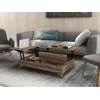 Image de Skye Decor, Esinti - Walnut, Couchtische, Nussbaum, 121 x 28 x 69,2 cm