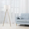 Image de Opviq, AYD-1523, Lampadaire, blanc, MDF, 38 x 38 x 140 cm