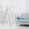 Image de Opviq, AYD-1524, lampadaires, crème, MDF, 38 x 38 x 140 cm
