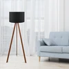 Image de Opviq, AYD-1533, Lampadaire, noir, MDF, 38 x 38 x 140 cm