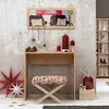 Image de Skye Decor, Cosenza, buffet, chêne, PANNEAUX DE PARTICULES 100 % MELAMINÉS, 80 x 30 x 82 cm