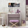 Image de Skye Decor, Salerno, buffet, blanc, panneaux de particules 100 % mélaminés, 80 x 30 x 82 cm