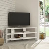 Image de Skye Decor, Thales- Thales Corner HMS, Blanc, Armoires TV, 45x114x36 cm, 100% panneau de particules mélaminé