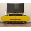 Image de Skye Decor, Rose - Walnut, Yellow, Armoires TV, noyer, 145 x 49,8 x 36,8 cm