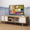 Image de Skye Decor, Lara- LaraARN, couleur chêne, blanc, meubles TV, 53x120x40 cm, panneau de particules 100 % mélaminé