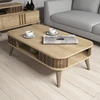 Image de Skye Decor, Eylül - Oak, tables basses, chêne, 105 x 34,6 x 60 cm